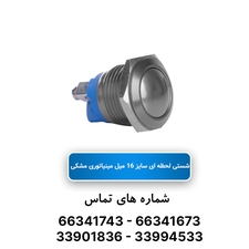 شستی استارت لحظه ای مینیاتوری مشکی JBH