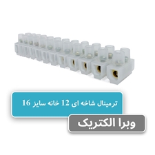 خرید و قیمت ترمینال برق 12 خانه سایز 16