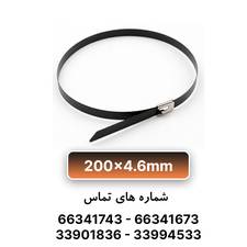 بست کمربندی فلزی روکشدار 200×4.6 میلیمتر برند KEF