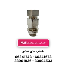 گلند ضد انفجار M25 (به همراه شرود و ارت تگ)