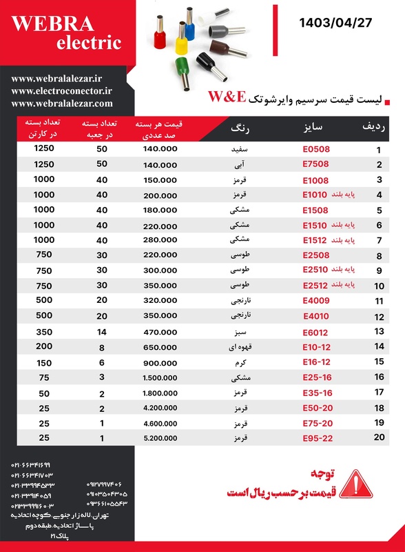 قیمت وایرشو تک