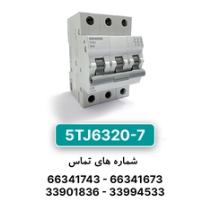 کلید مینیاتوری زیمنس مدل 5TJ6320-7