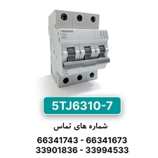 کلید مینیاتوری زیمنس مدل 5TJ6310-7