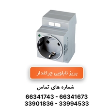 پریز تابلویی چراغدار رعد (DSO-LD)