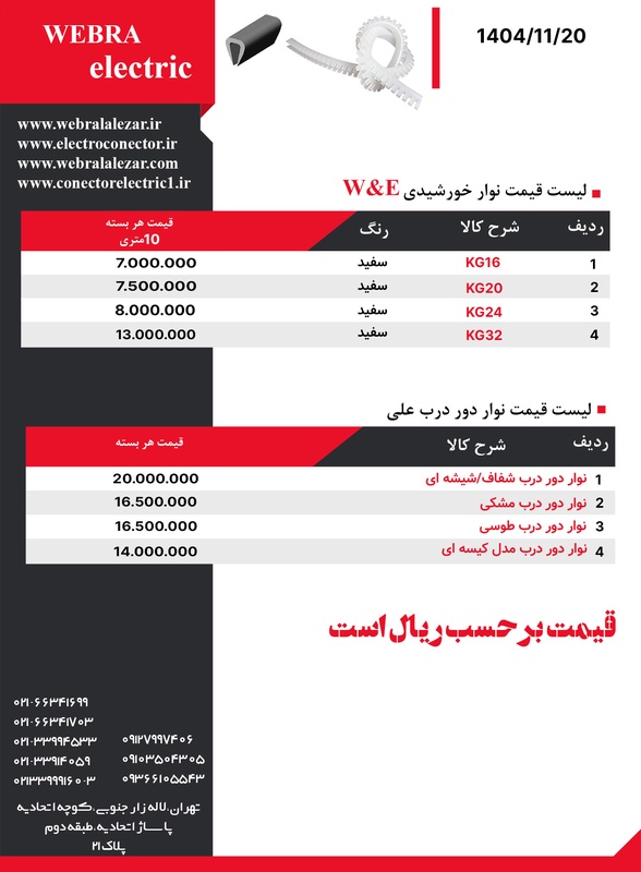 نوار دور درب