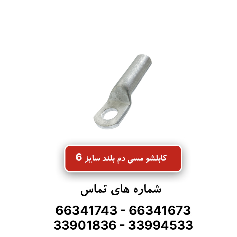 کابلشو مسی دم بلند کلوته سایز 6